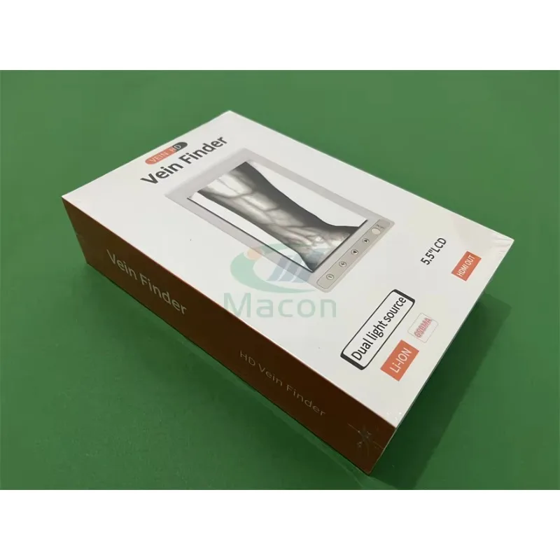 MC401 Portable Vein Finder — LCD Display Handheld Vein Locator for Hands, Legs, Feet & Forehead