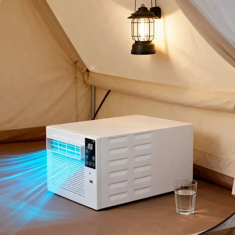Portable Air Conditioner With  R290 Refrigerant Real Air Ac Fast Cooling Mini Window Air Conditioner,remote control