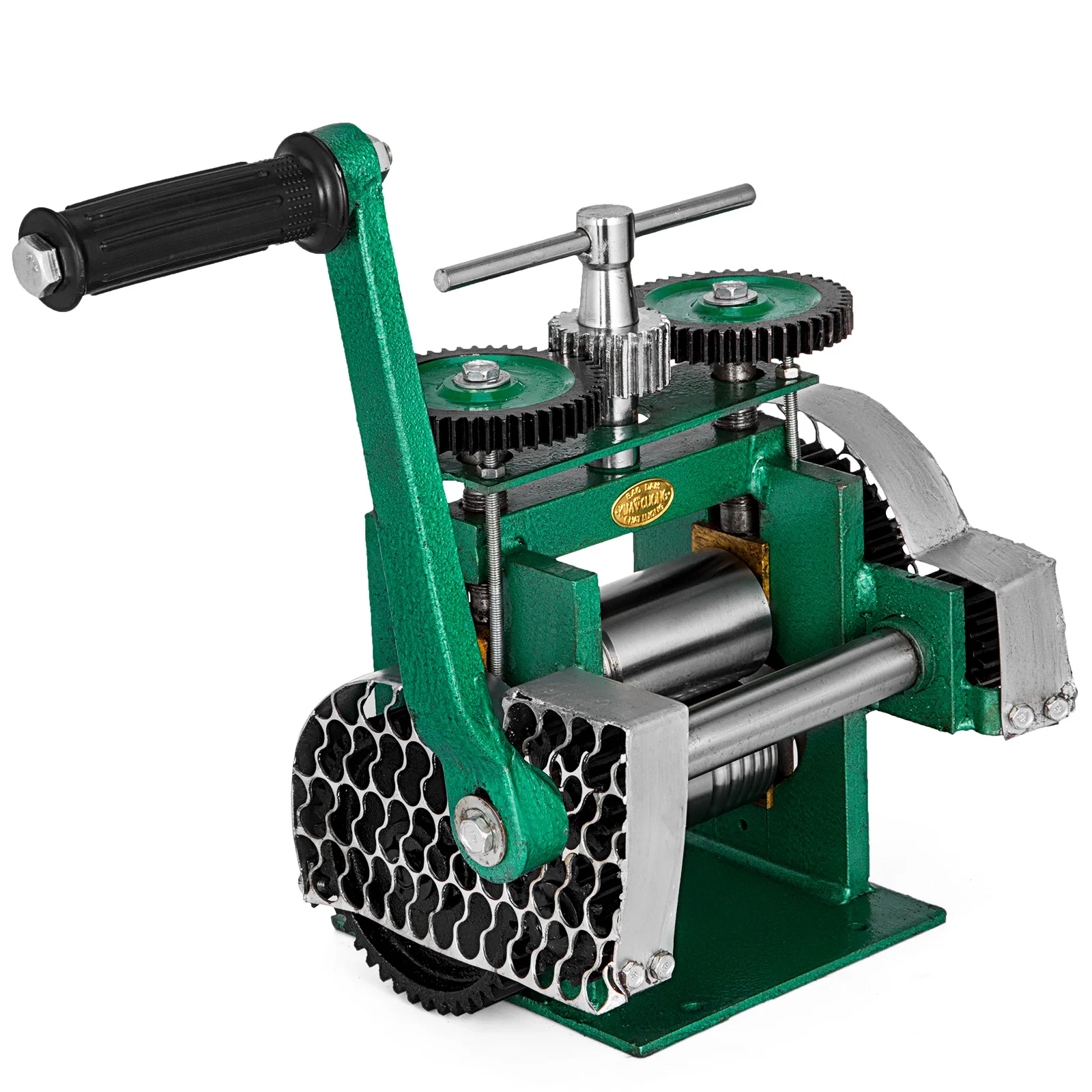 SucceBuy JewelryCombination Rolling MillMachine Distance Adjustable Manual Press Tabletting Tool for Jewelry Repairing Designing