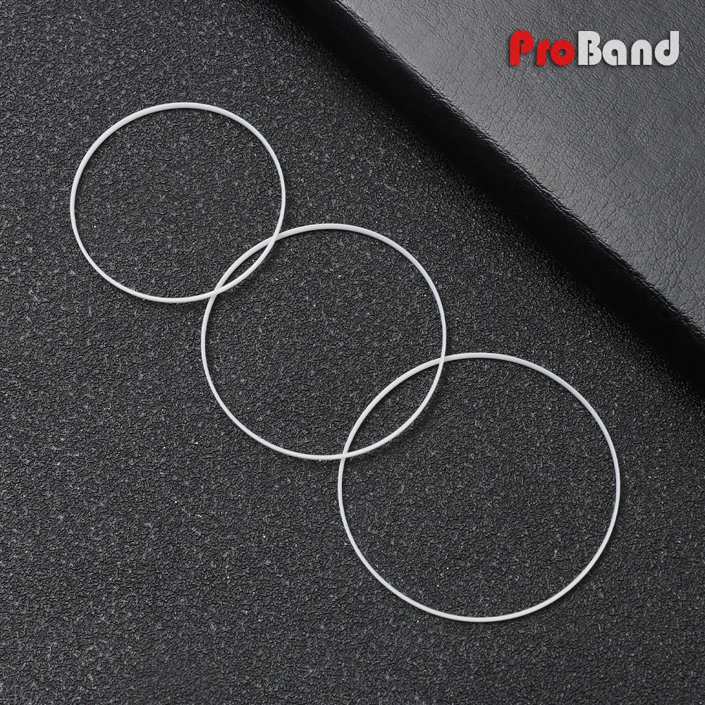 Watch Glass Cover Gasket 30.5-38mm Inner 0.45mmThick Replacement Watch Parts Seal Washers Waterproof O-Ring Watch Repair Tools