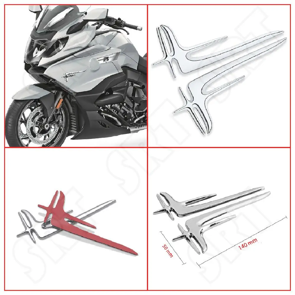 Fits for BMW K1600 B GTL Grand America K1600B K1600GTL 2012-2022 Motorcycle Fairing Side Panel Decal Chrome Decorative Stickers