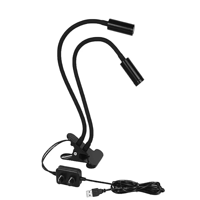 Gooseneck Lamp Microscope LED Light Universal Clamp Light Source Spotlight Cell Phone Electronic Repair Lighting Welding LED