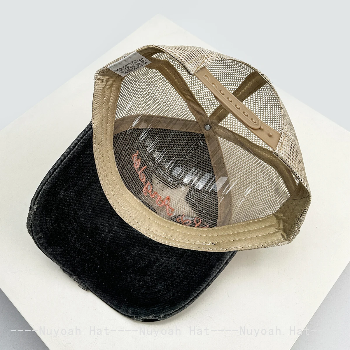 New Men Women Street Star Embroidered Letters Baseball Hats Sunshade Broken Versatile Outdoor Trucker Caps Mesh Fashion Personal