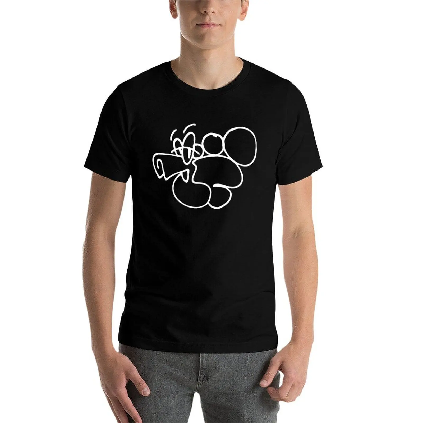 10 Foot Graffiti Street Artist Tag (White) T-Shirt Casual Everyday Wear T-Shirt