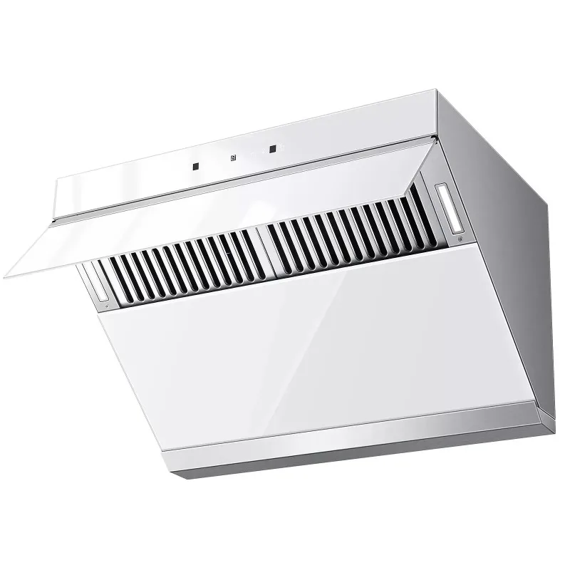 Tieasy 30 inch Electric Clean 900CFM Stainless 3-Speed Exhaust with Filter Silver Wall Mount Range Hood