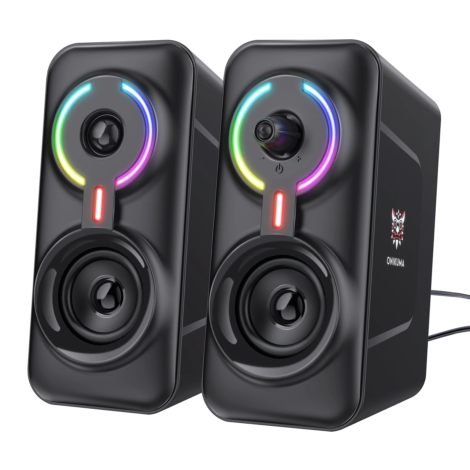 L6 Computer Speaker Subwoofer  Home Wired Desktop Heavy Bass Game Stereo  The Noise Reduction  The HD Quality  RGB Lights