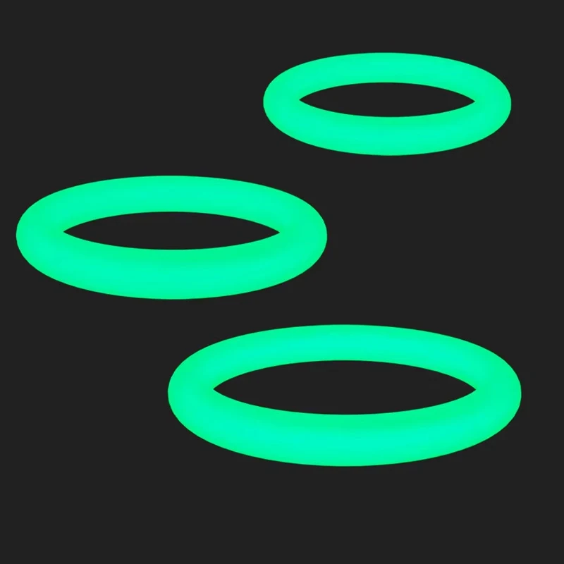 Glow in the Dark Cock Ring - Silicone Vibrating Penis Ring for Stamina Delay & Couples Pleasure