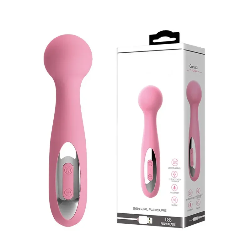 NEW Powerful 12-Function Vibration USB Rechargeable Silicone Clitoris G-Spot Vibrator Massager Masturbator Sex Toys for Women