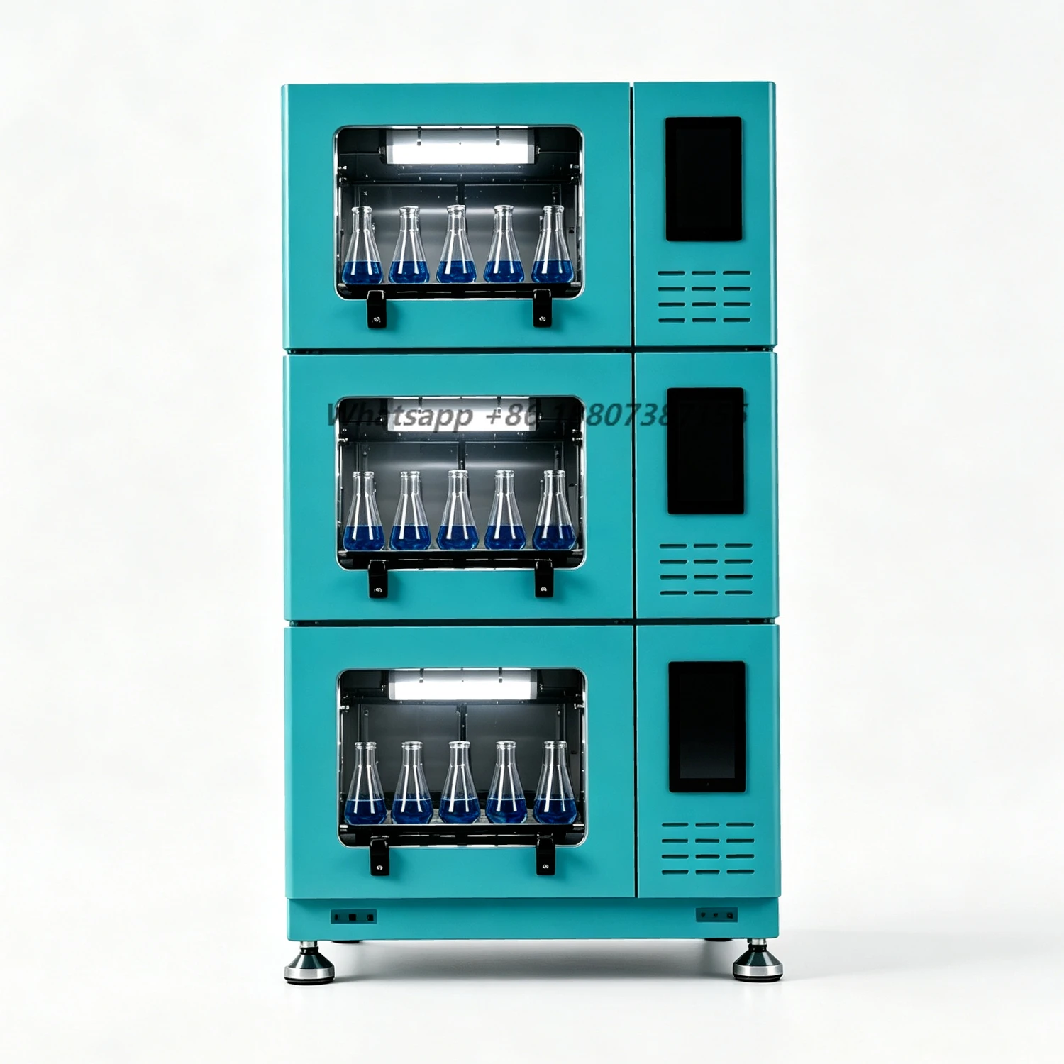 LED Light Shaker Incubator 20000Lux Algae Plant Cell Culture Photosynthetic Bacteria Lab Stackable Illuminated Shaking Incubator