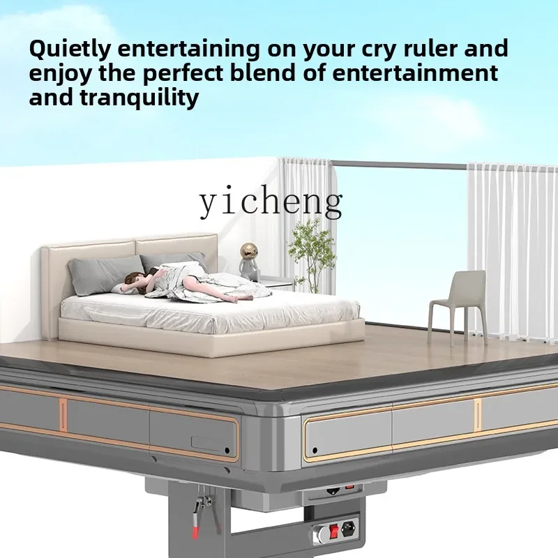 b3  intelligent mahjong machine, fully automatic household folding dual-purpose silent four-port machine