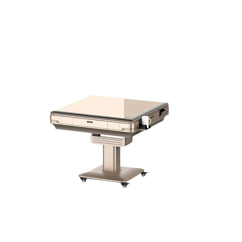 HYS new model mahjong table, fully automatic home bass four-burner mahjong machine, foldable heated mahjong hall electric