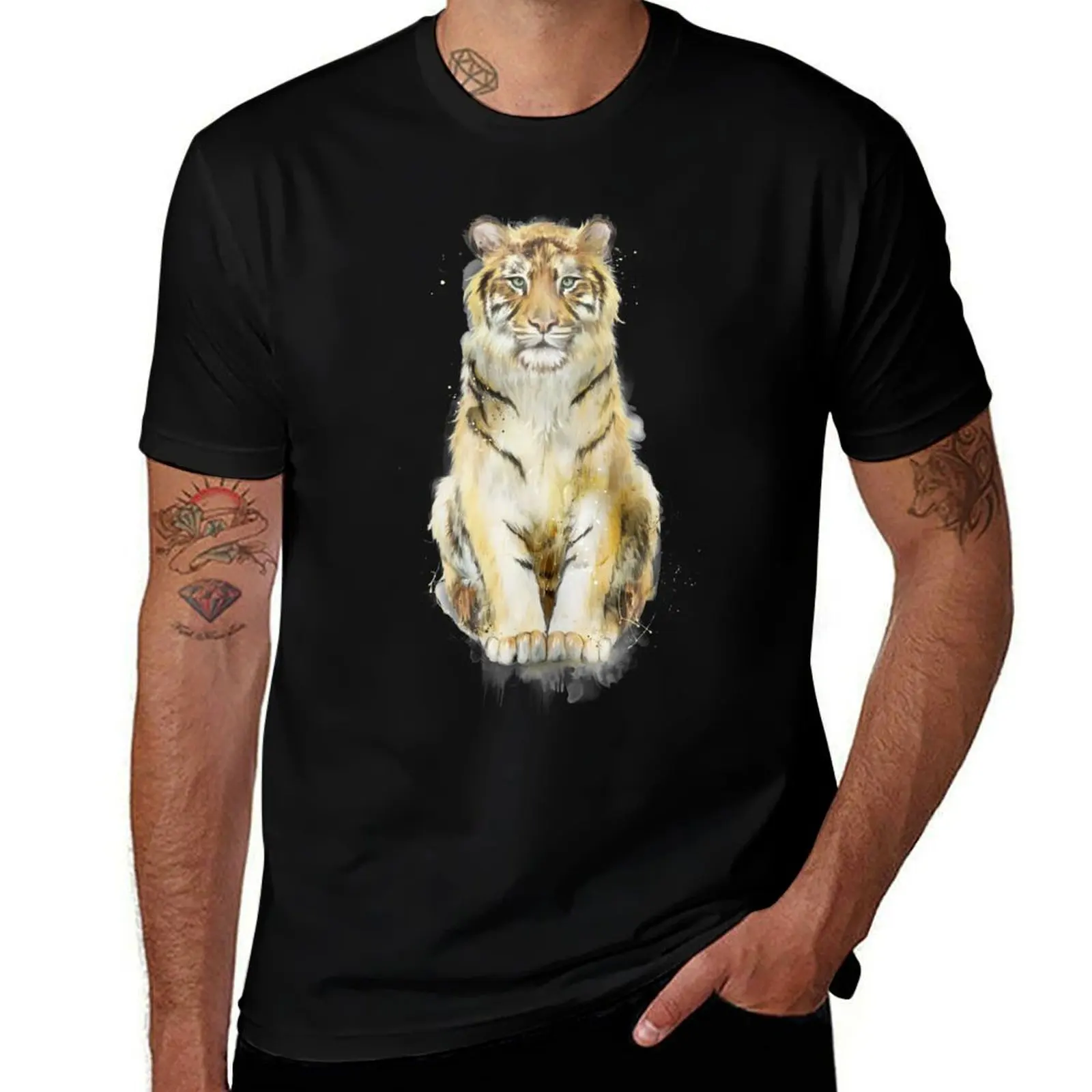 Tiger // Sound T-Shirt Big and Tall Gym T-Shirt