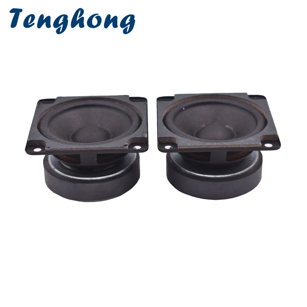 Tenghong 2pcs 2.75 Inch Full Range Speaker 4Ohm 8Ohm 10W Woofer Midrange Bass Advertising Machine Speakers Midrange Loudspeaker