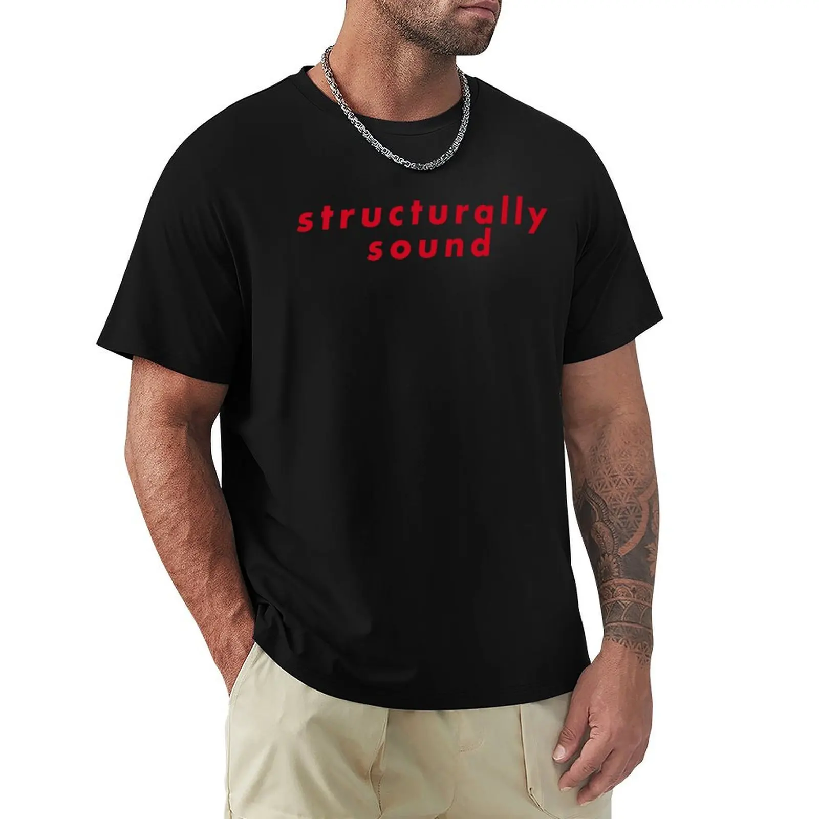 Structurally Sound T-Shirt Big and Tall Basic Tee Shirt