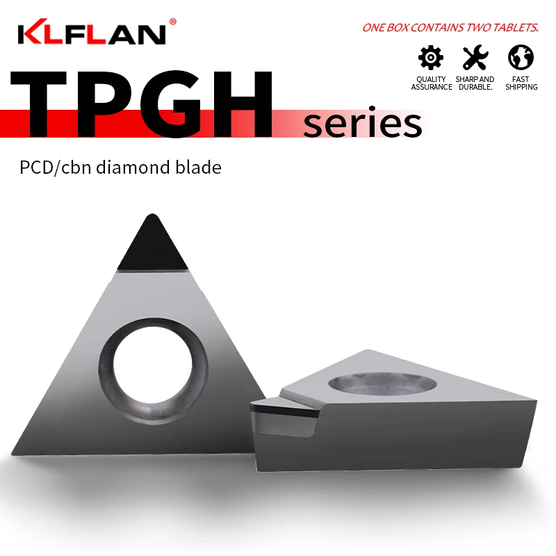 TPGH PCD CBN CNC Lathe Diamond Inserts High-Hardness Inserts Lathe Inserts For Machining Copper Aluminum And Cast Iron