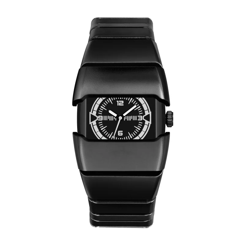New ZAHNGU 9503 Sports Quartz Watch for Men 50m Waterproof Stainless Steel Band Fashion Luminous Men's Calendar Wristwatch