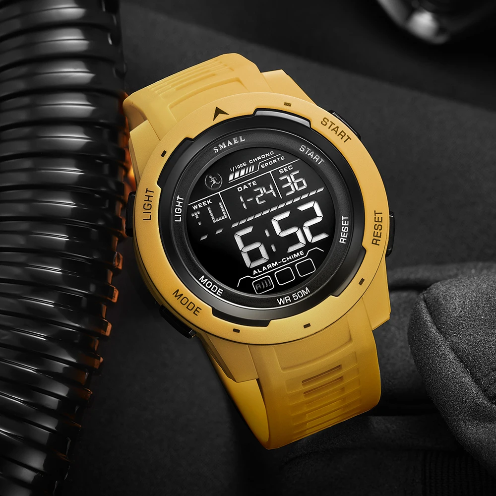 Military Watch Men Sports Watches Digital LED 50M Wateproof 8105C S Shock Resistant Military Watches Amry Men's Wristwatches