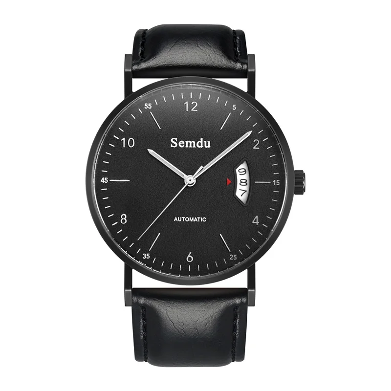 Semdu Men's Mechanical Automatic Business Function Watch Luminescent 5ATM Waterproof Sapphier Glass Perfect Gift