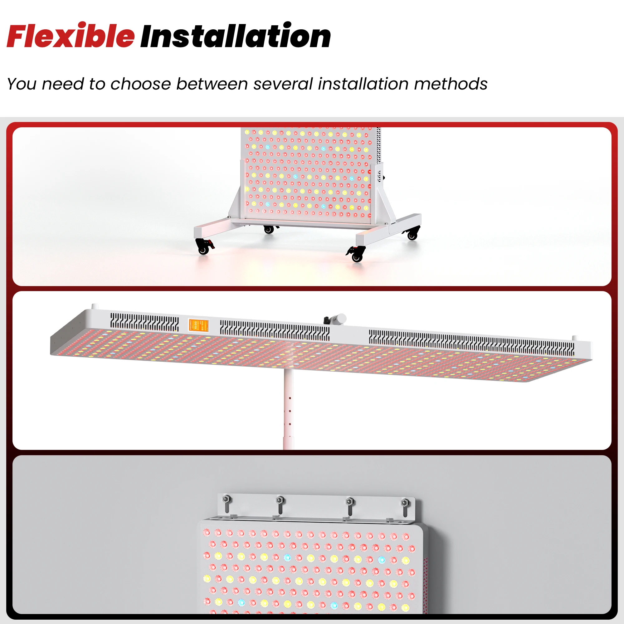 2026 IDEATHERAPY 9 Wavelengths Touch Screen Bluetooth&APP Red Light Therapy Full Body Infrared Light Therapy Red Light Thera