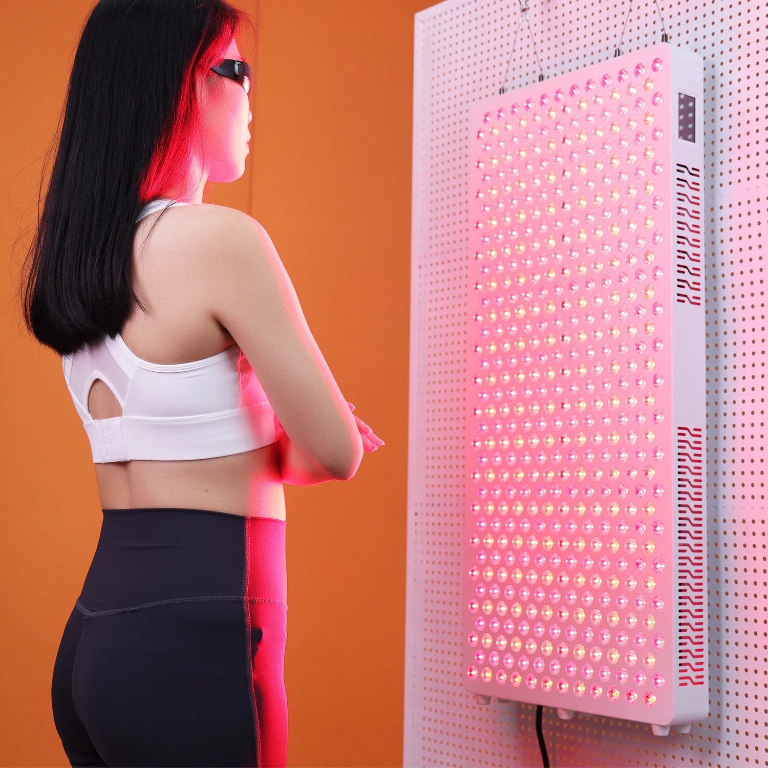 RLPRO600 Dual Chip  Base Stand Red Near Infrared Light with 630nm 660nm 810nm 1060nm Home Use Led Red Light Therapy Panel