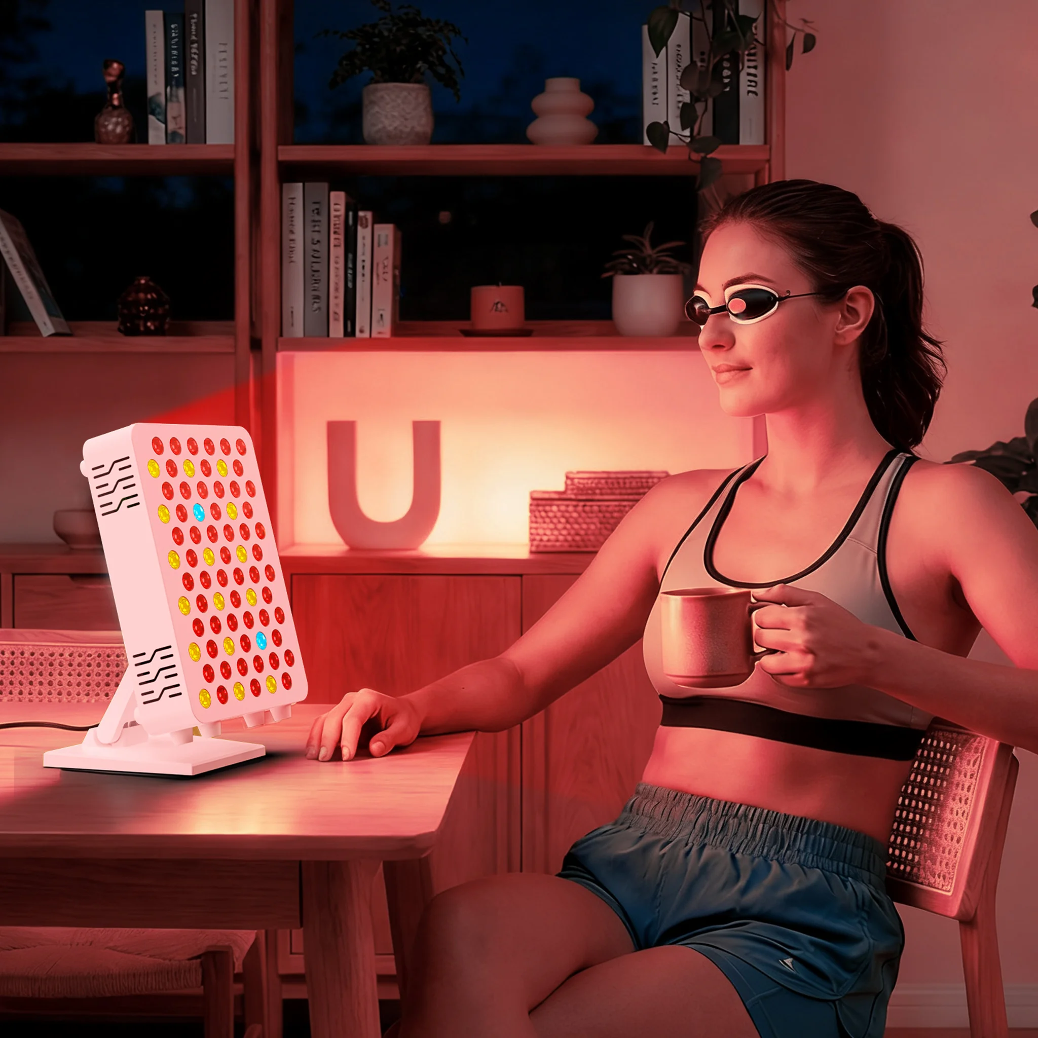 New Professional RLPRO100 Dimmable & Puslse Adjust Red Infrared Light Therapy Device Red Light Therapy Panel for Health Recovery
