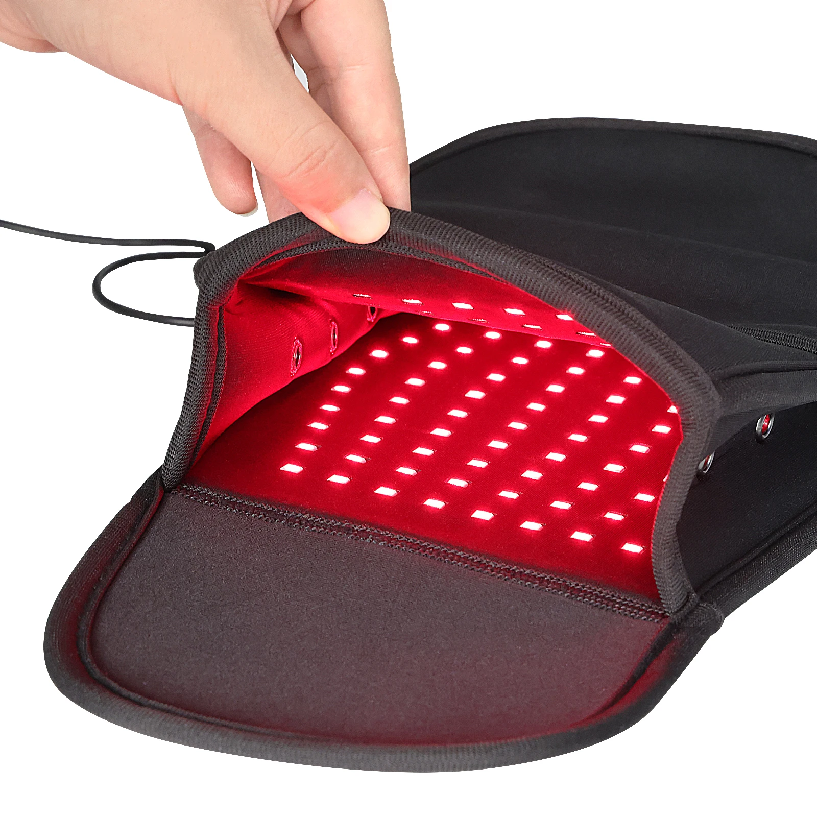 2026 Newest Factory Price Custom Logo Body 660Nm 850Nm Pain Relief  Infrared Red Led Light Therapy Glove