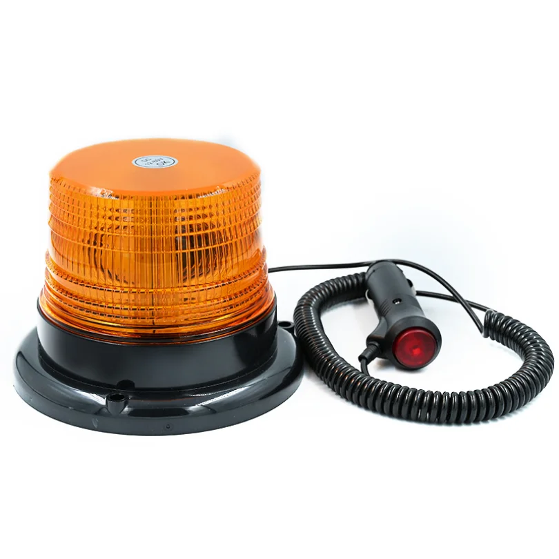 LED car magnetic ceiling light, construction vehicle sprinkler truck warning light, school bus fire rescue strobe light