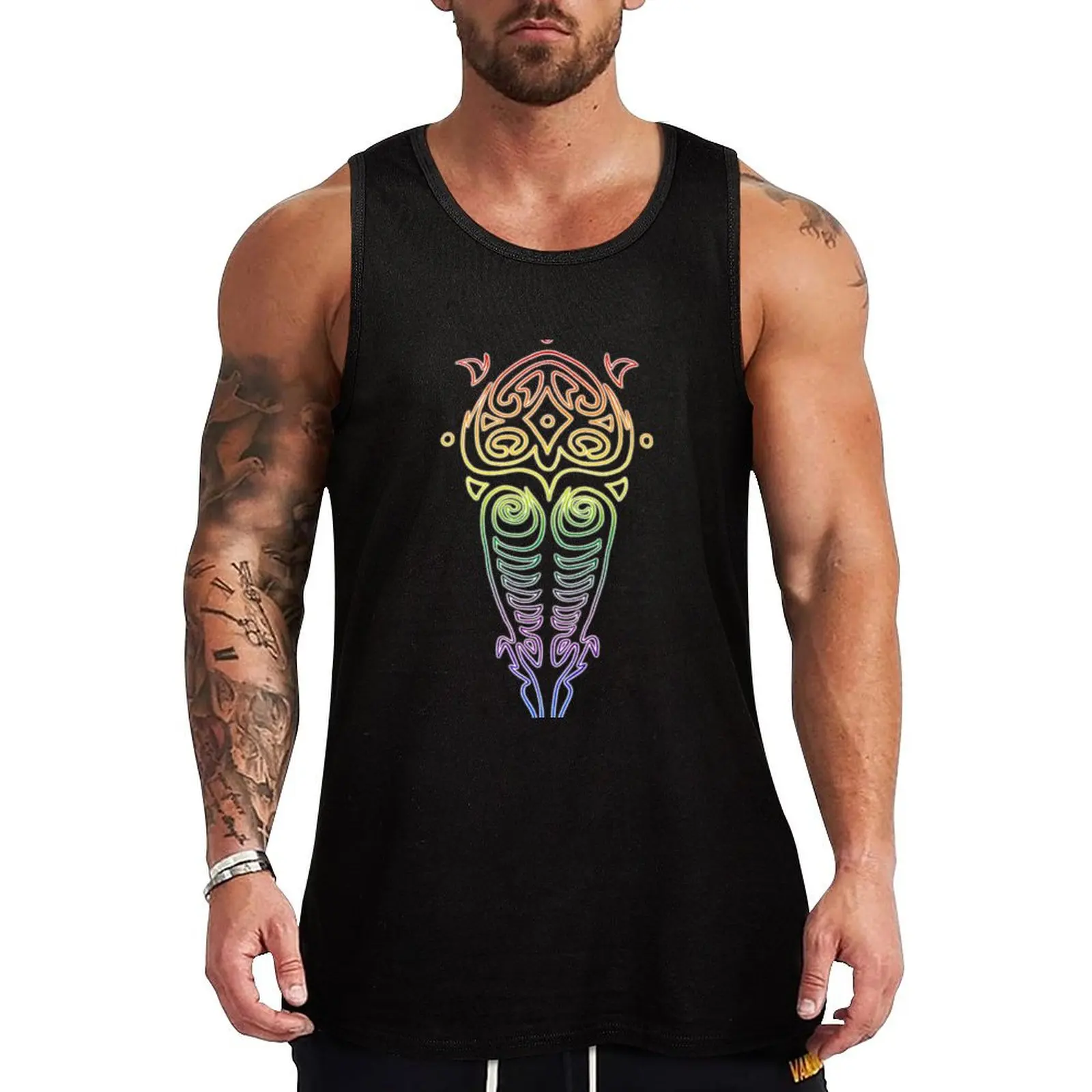 pride raava Tank Top Sleeveless Workout Tank Top Muscle Fit Gym Shirt