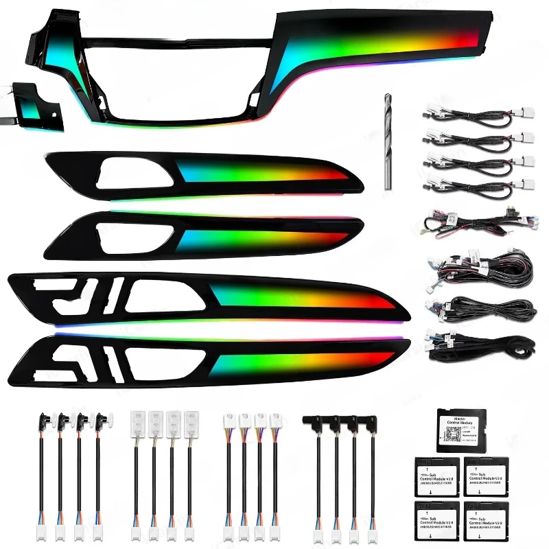 Mercedes-Benz Decorative Accessories 256 Color Light Emitting Diode Interior Lighting