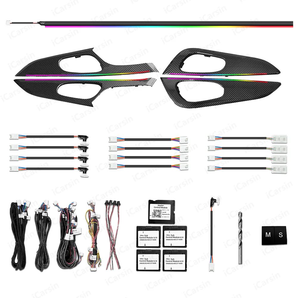 Upgrade 256 Color Light Emitting Diode for Automotive Interior Ambient Lighting for Nissan Qashqai J11 2013-2021 Atmosphere