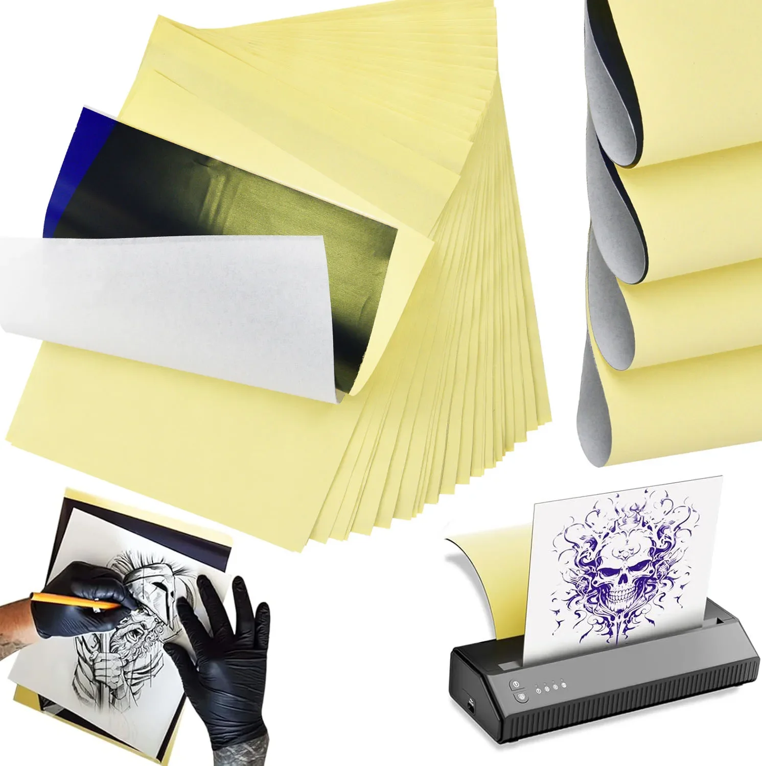 A4 Tattoo Transfer Pape Tattoo Stencil Paper Copy Paper Thermal Paper For Tattoo Transfer Machine Tattoo Accessorie