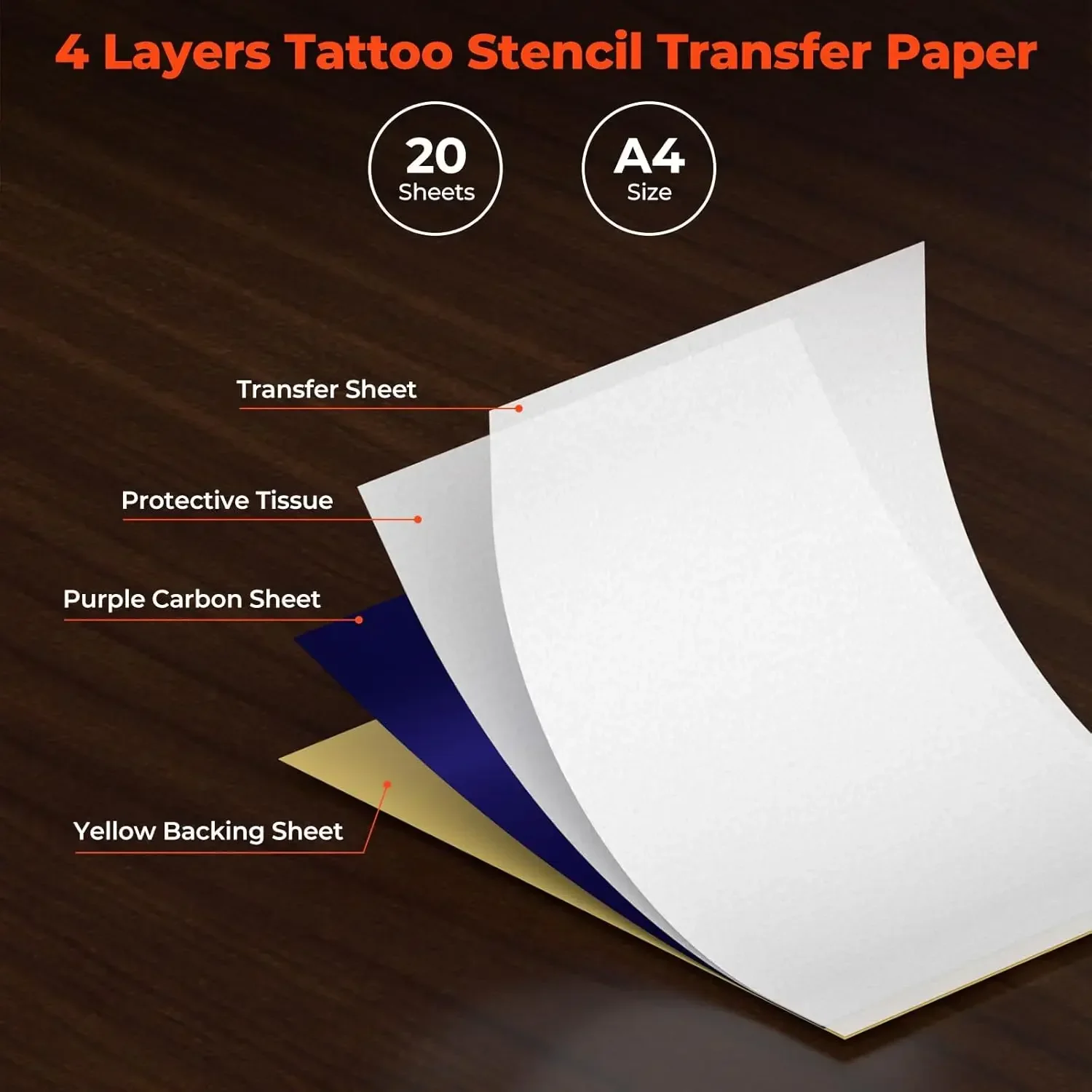 A4 Tattoo Transfer Pape Tattoo Stencil Paper Copy Paper Thermal Paper For Tattoo Transfer Machine Tattoo Accessorie