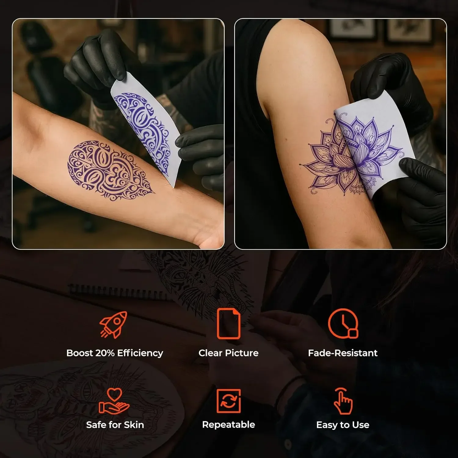 A4 Tattoo Transfer Pape Tattoo Stencil Paper Copy Paper Thermal Paper For Tattoo Transfer Machine Tattoo Accessorie