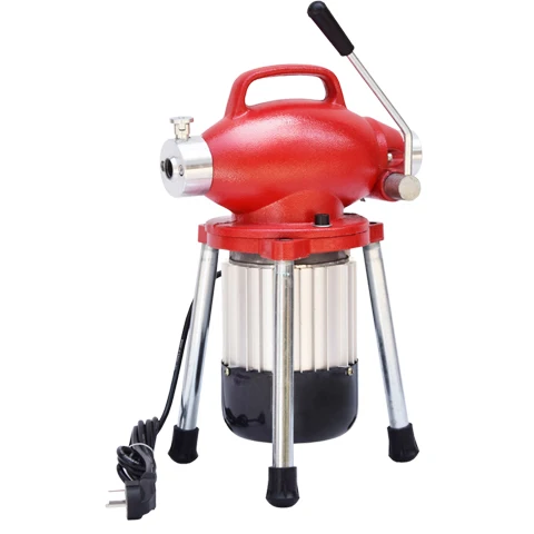 Electric Handheld Pipe Drain Cleaner/cleaning Machine by Rotating High Speed Spring