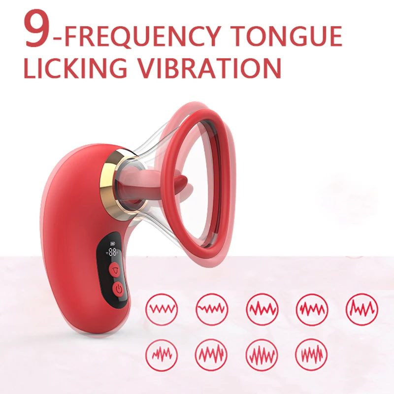 5IN1 Tongue Licking Vibrator with Sucking Vibrating APP Control Clitoris Sucker Nipple Massager Adult Sex Toys for Women Couple