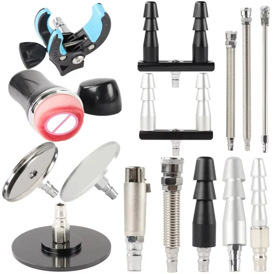 FREDORCH Sex Machine Attachment 19 Types Noiseless Premium VAC-U-Lock Dildos Suction Cup Sex Love Machine for Woman Sex Products