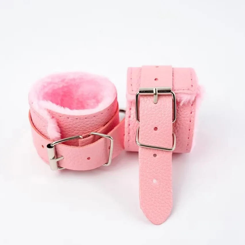 Adult SM Sex Restraint Handcuffs Slave Tools No Vibrators Sexy Wrist Cuffs Open Hand Toys Bondage For Couple