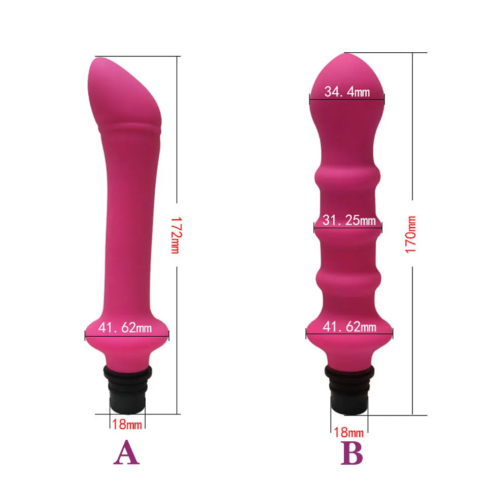 Masturbator Fascia Gun Adapter Attachments Massage Head to Silicone Dildo Sex Toys for Women Vibrators Penis