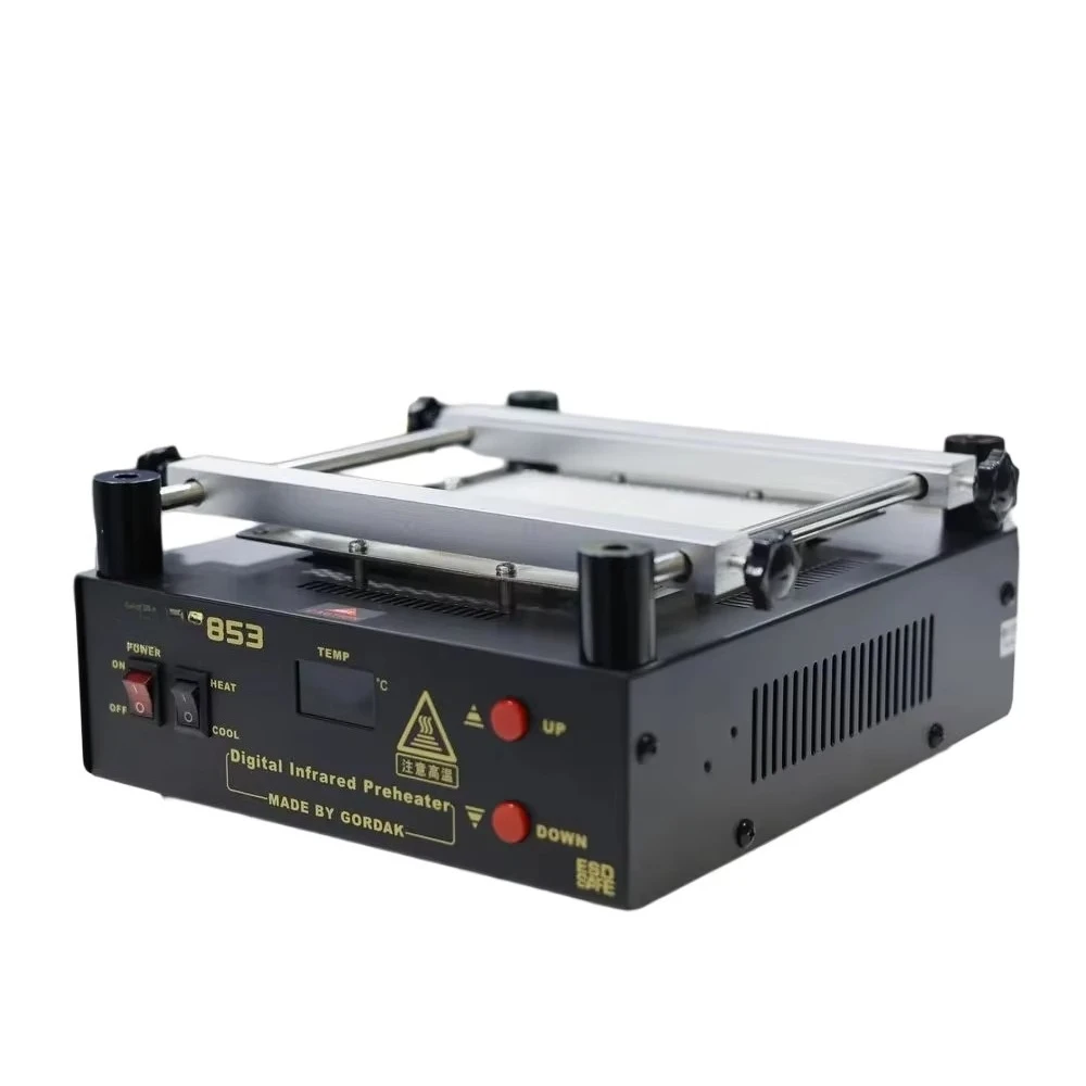 Gordak 853 Bottom Heating Preheating Station PCB Preheater Soldering Station BGA Rework Station Phone Repair Tools YIHUA 853A EU