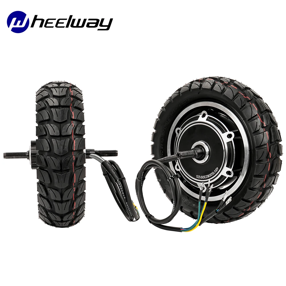 Electric Scooter Motor Folding Scooter Wheel Shared for Dual Drive Motor, 10 inch, 48V, 1000W, 60V, 1200W, 1500W, 50 Km/h