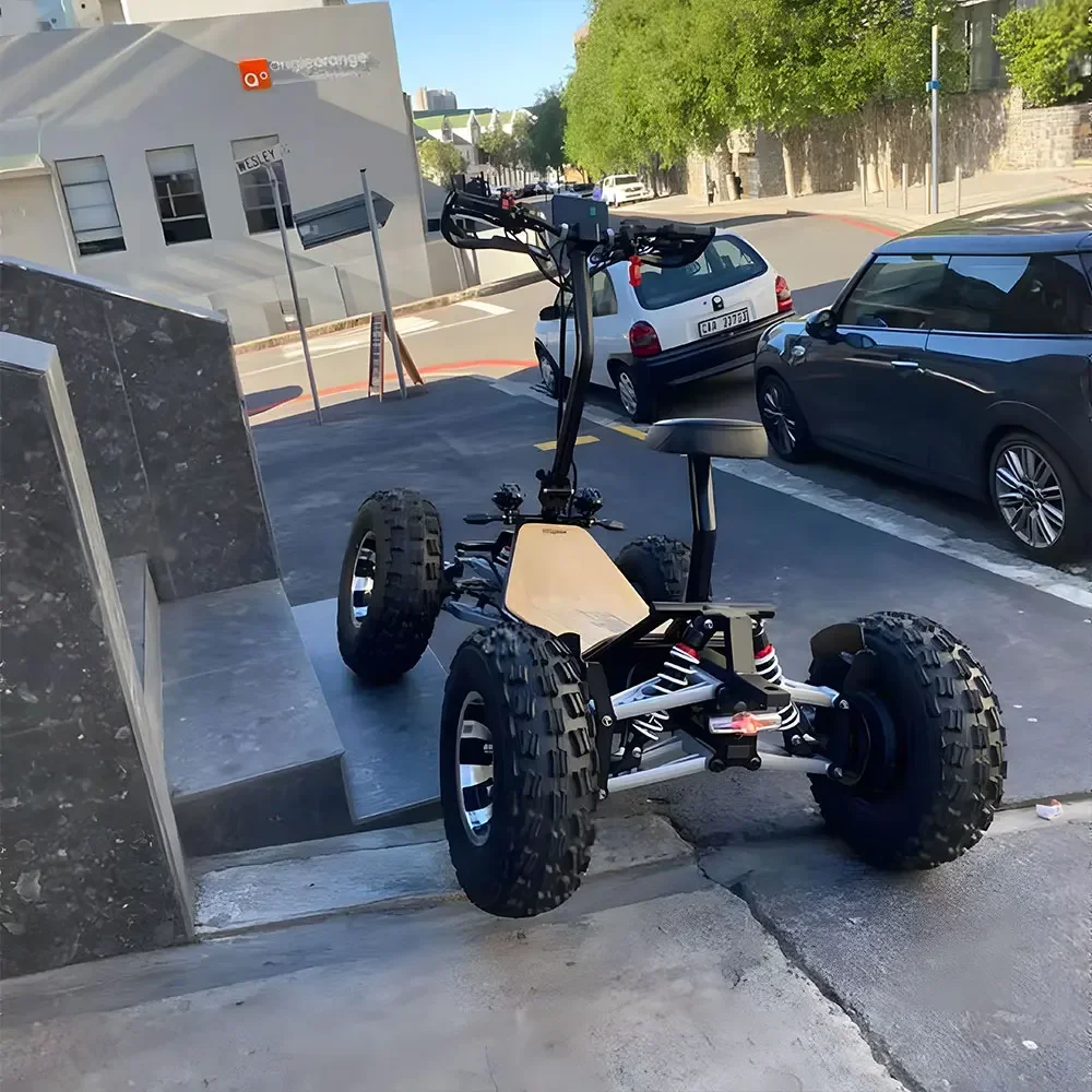 ESWING High Power 10000 Motor 50 M-p-h Folding All Terrain 60v 50ah Domestic Battery 4 Wheel 4x4 Atv Off Road Electric Scooter