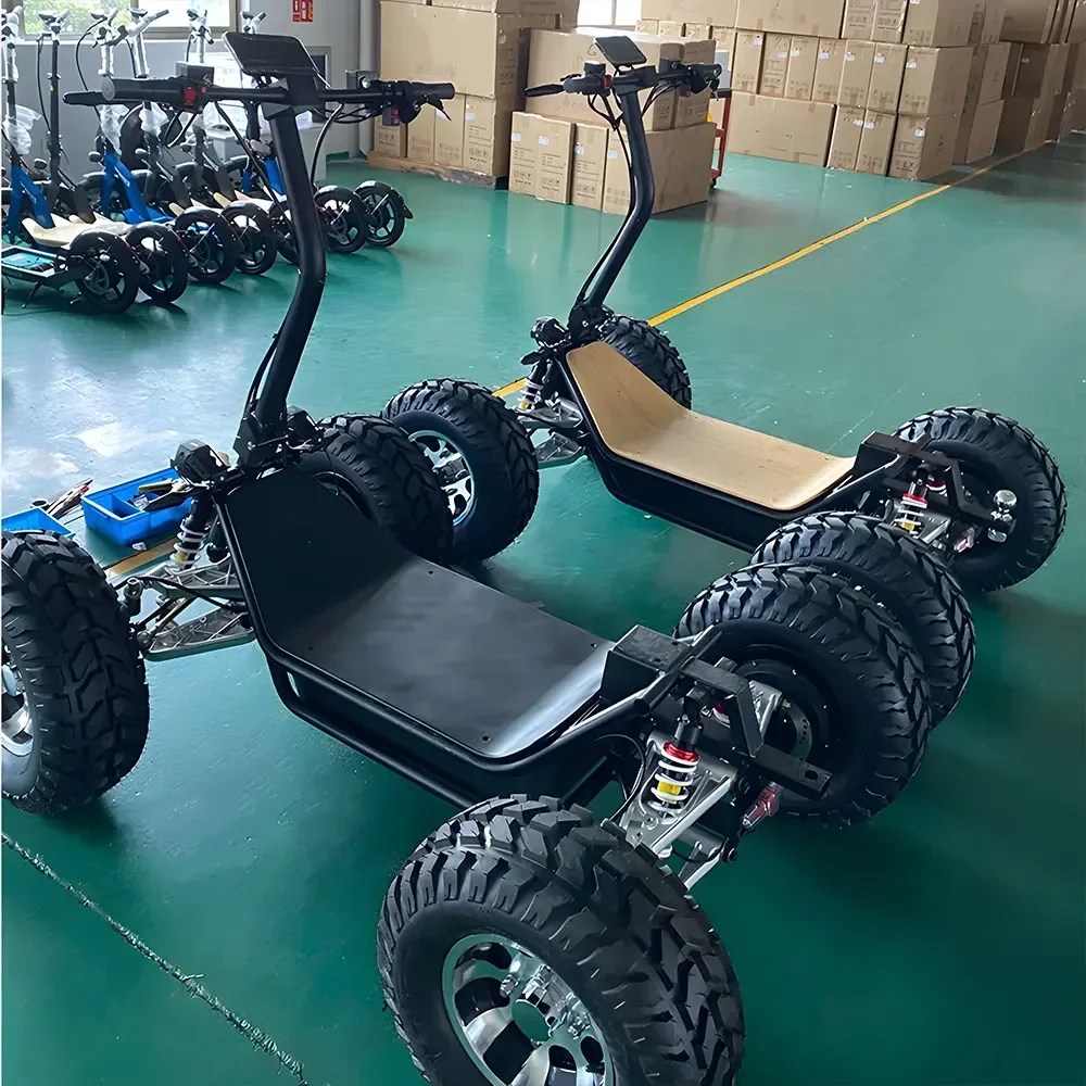 ESWING High Power 10000 Motor 50 M-p-h Folding All Terrain 60v 50ah Domestic Battery 4 Wheel 4x4 Atv Off Road Electric Scooter
