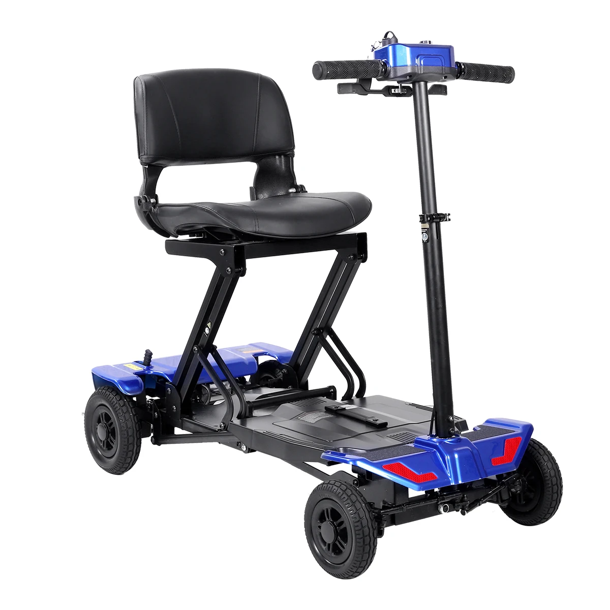 Best Selling Seniors Outdoor Portable 4 Wheels Electric Travel Scooter Automatic Folding Compact Mobility Scooter