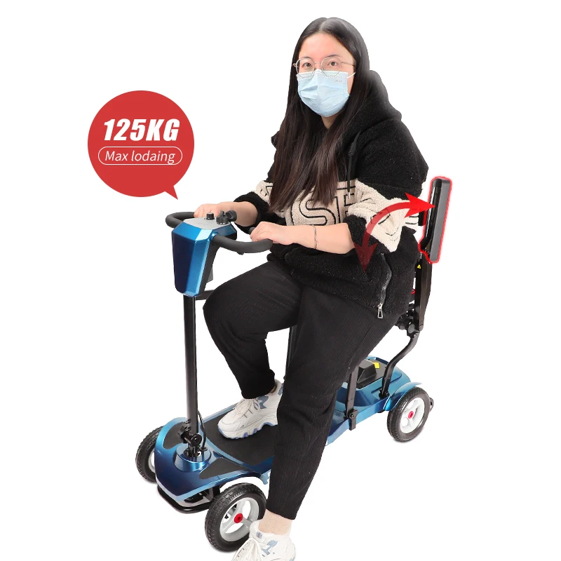 Top Selling Products Portable Folding Travel Electric Mobility Scooter 4 Wheel Mobility Scooter