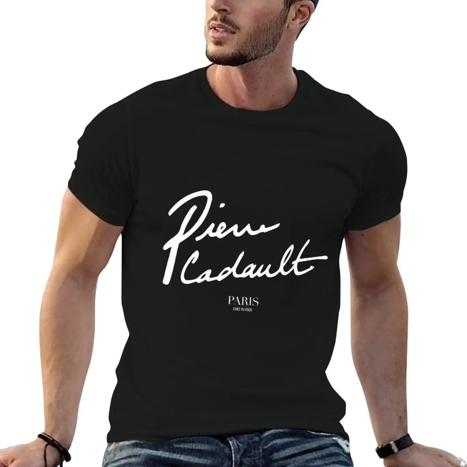 Emily in Paris Pierre Cadault Premium T-Shirt mens graphic t shirts cotton t shirts high quality T-Shirt