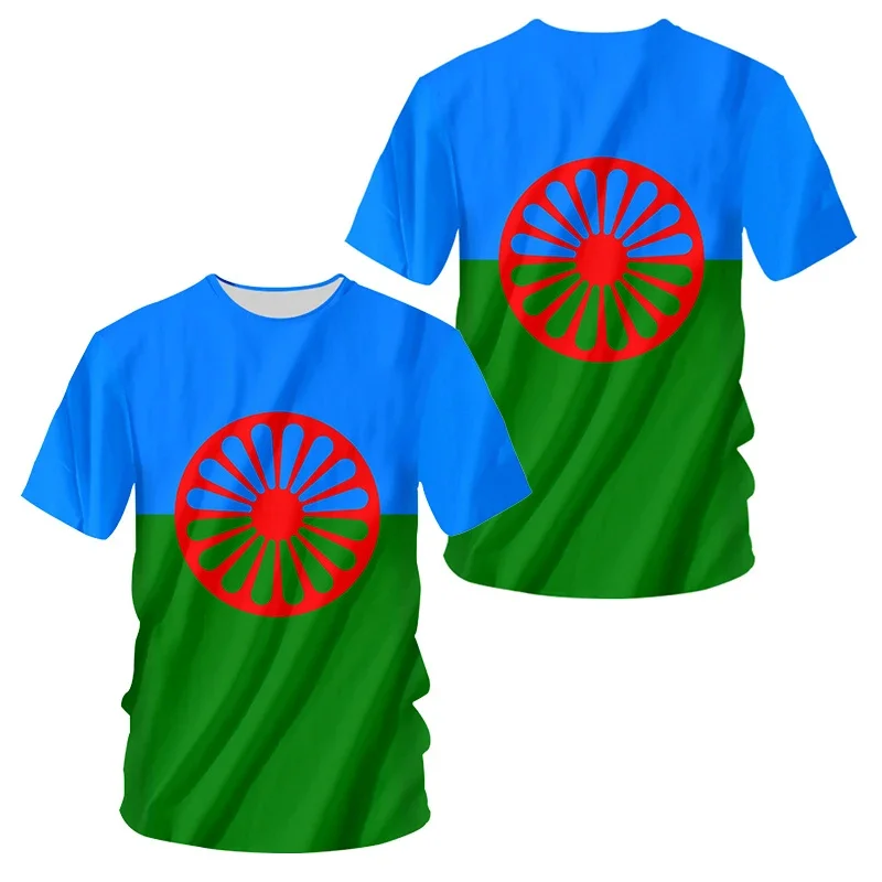 Gitana National Embem Men Graphic T-Shirt, 3D Gitanical Jacket, Street T-Shirt, Fashion, New Style