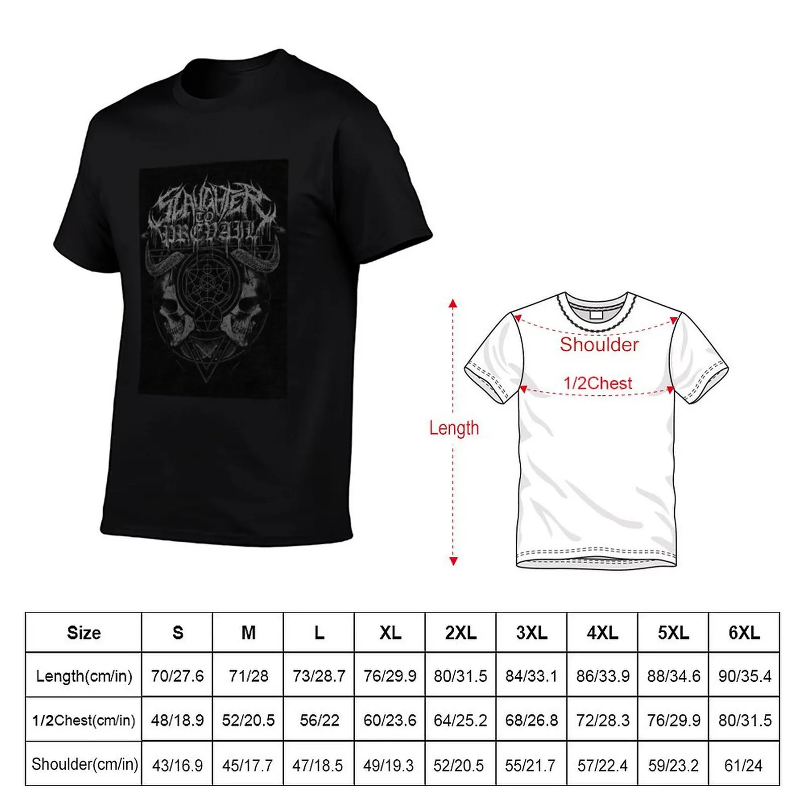 Slaughter To Prevail Premium T-Shirt Street Art Print Tee Shirt T-Shirt