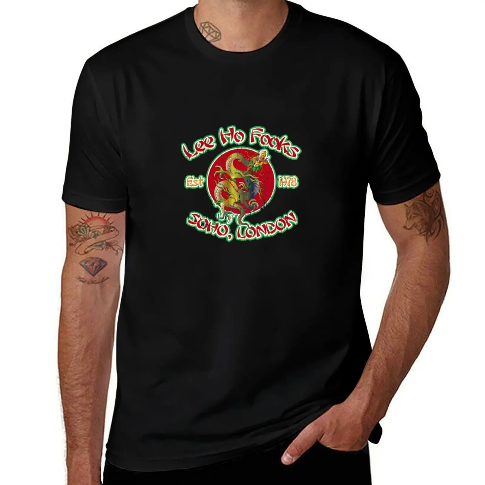Vintage Lee Ho Fooks - Premium Graphics T-Shirt Holiday Vacation Tee Shirt