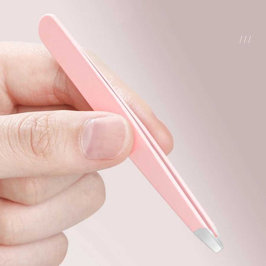 4Pcs Eyebrow Clips Multicolored Tweezers Set for Women Great Precision for Ingrown Hair Splinter Facial Hair Removal Beauty Tool