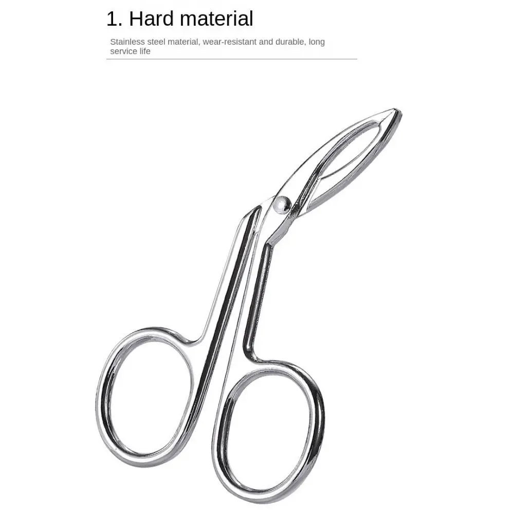 Hair Removal Epilating Tool Straight Tip Tweezers Clip Elbow Eyebrow Pliers Clip Eyebrow Tweezers Hair Plucker Hairgripping